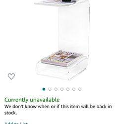 Acrylic End Table - G-Shaped End Coffee Tables