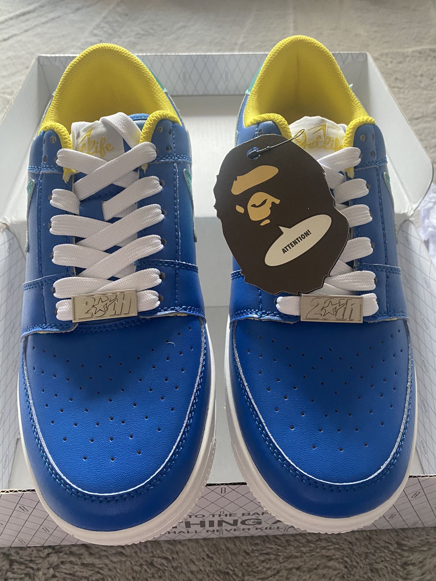 A Bathing Ape Curren$y Jet Life Bapesta size 9 bape