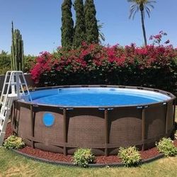 Coleman 18' x 48" Swim Vista Swimming Pool Above Ground Hard Wall Backyard Family Home