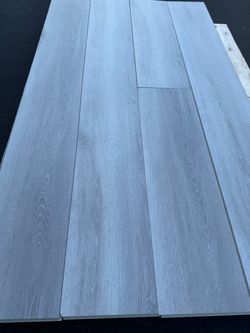 Gray Wood-Look Laminate Flooring Planks