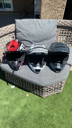 Red(Renegade 710x) white( Leatt) Black(Leatt) Kids Helmets