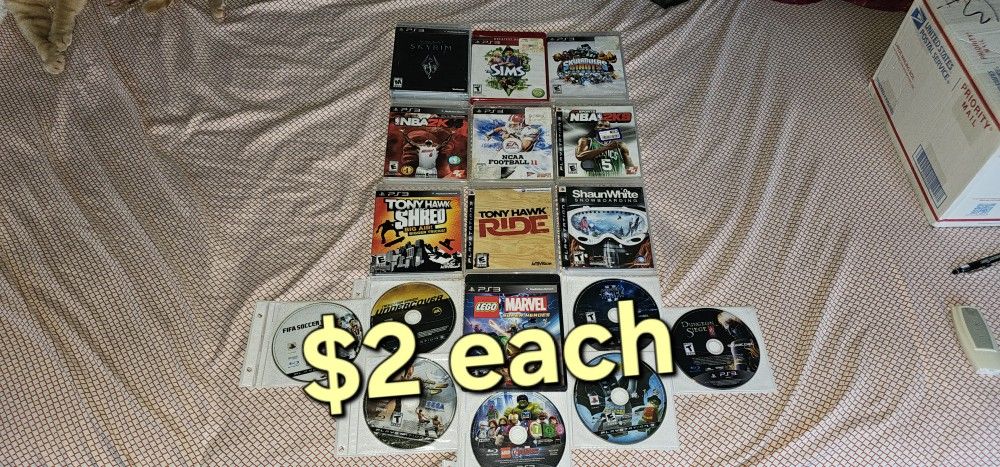 Ps3 Playstation 3 Games [ $2 Each ]