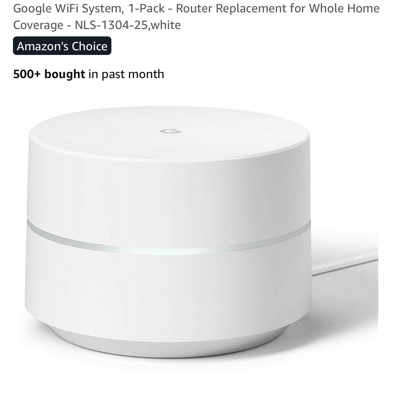 Google Home WiFi Router
