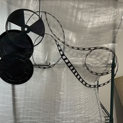 Curtis Jere Movie Reel Wall Sculpture