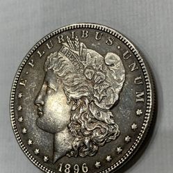 1896 P Morgan Silver Dollar 