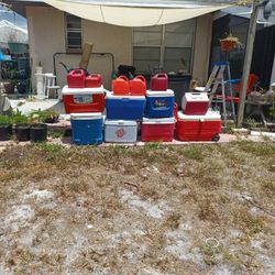 Coolers And Gas Cans 