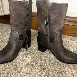 Bar III Wade Midcalf Leather Boots