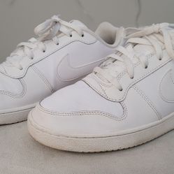 Nike Ebernon Low Triple White Men Size 11 Used