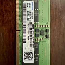 Samsung 8GB DDR5 4800 MHz SODIMM Laptop Memory RAM