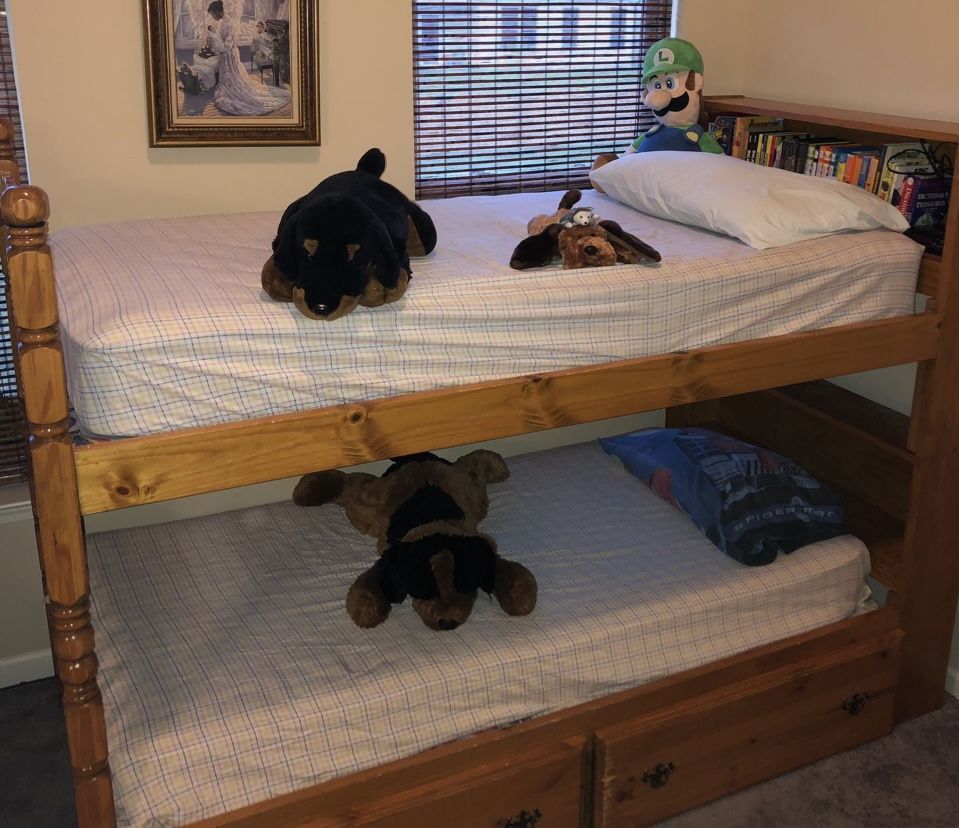 Bunk Bed Set (solid wood)