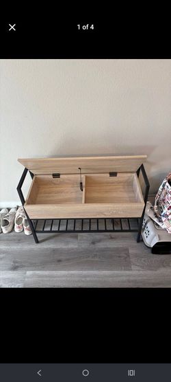 Storage Bench with Shoe Rack - FREE DELIVERY 🚚