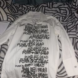 Punk Is Not Dead Button Up 