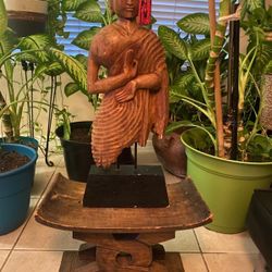 Buddha And Small Table 