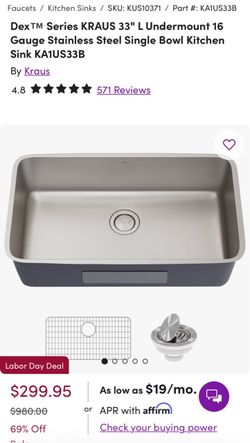 Stainless Steel Kitchen Sink