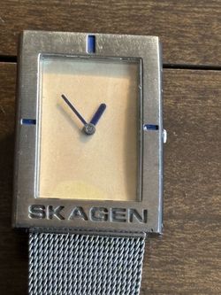 Skagen Square Watch with Mesh Band