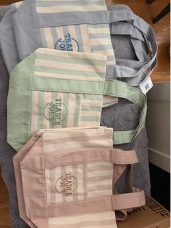 Trader Joe’s striped mini tote