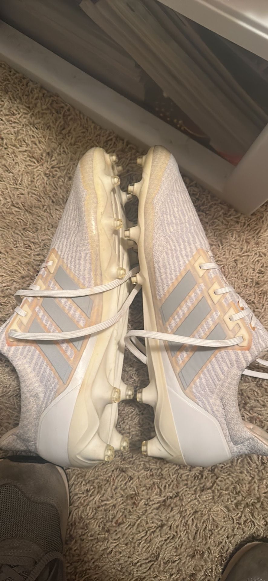 Adidas Ultraboost White Soccer Cleats