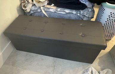 Faux Leather Bed Bench