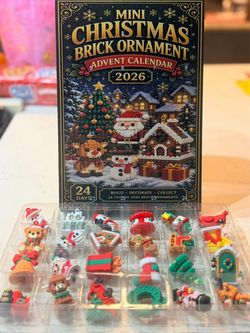 Mini Christmas Brick Ornament Advent Calendar 2026