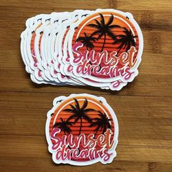 Sunset Dreams Stickers $5 