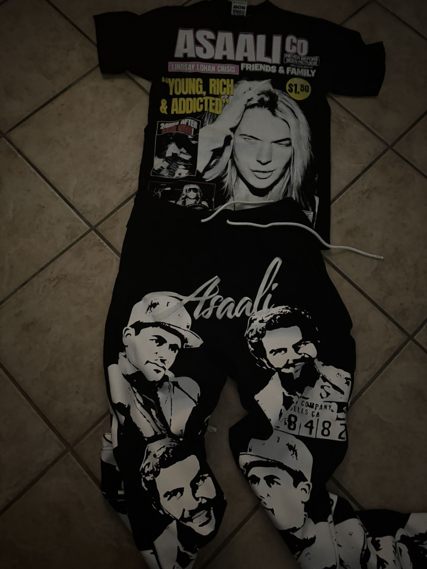 asaali sweats and tee