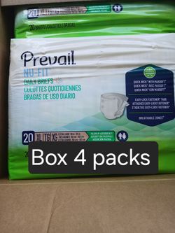 Prevail XL Briefs (Box 4 packs)