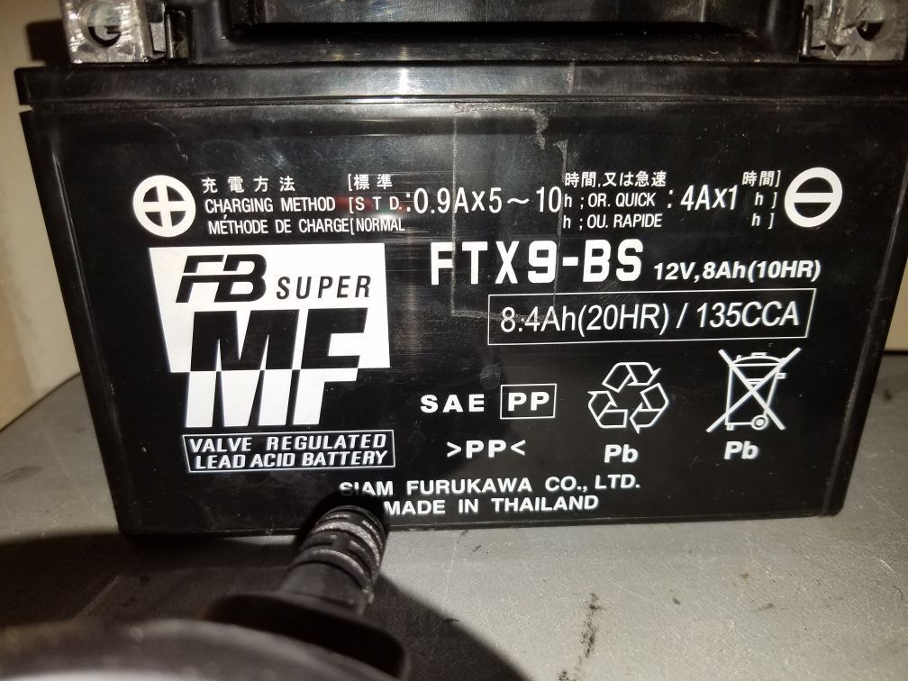 Kawasaki OEM battery FTX9-BS