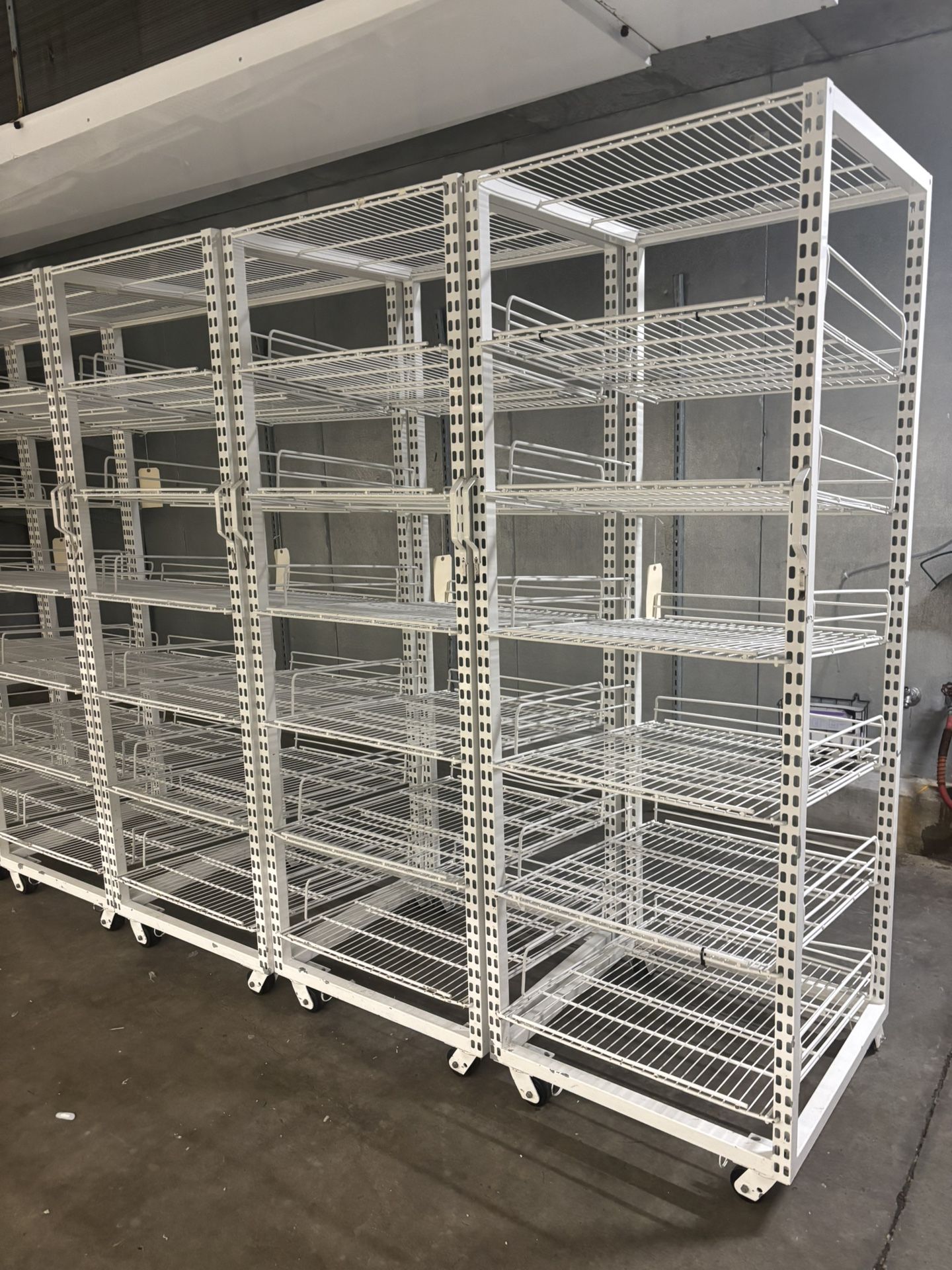 Metal Shelving $150 A Piece