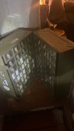 Vintage Mil c -4710 storage drawers for military