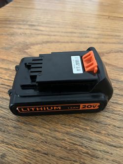 Black & Decker 20 V Power Tool Battery