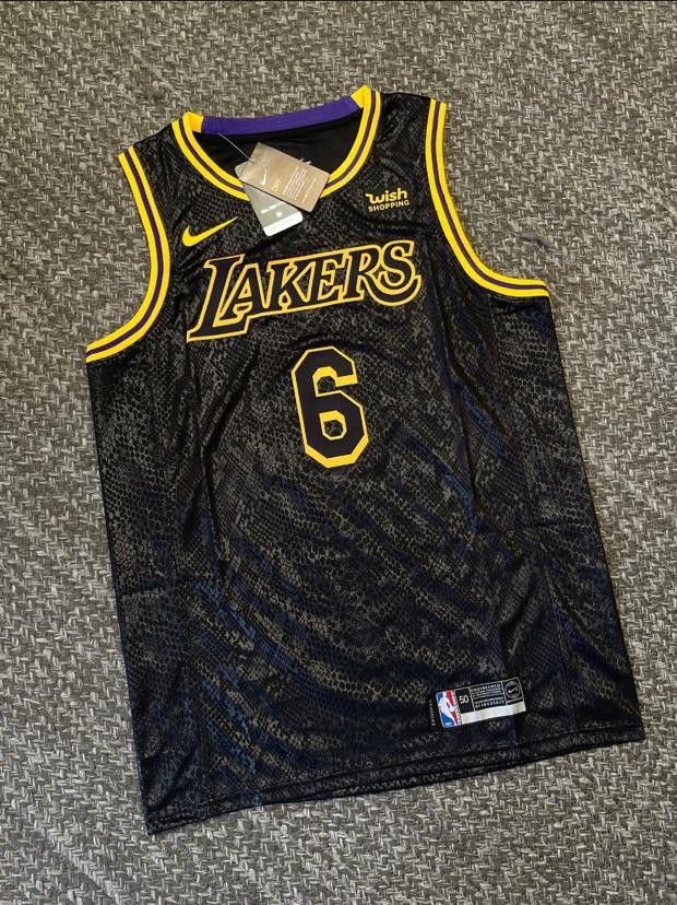 Los Angeles Lakers Black Mamba Jersey - Lebron James
