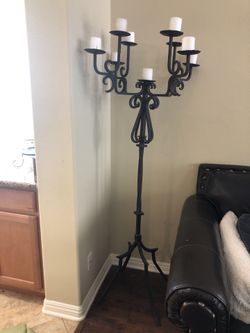 Rod Iron Candle Holder
