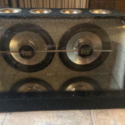 2 10” DUAL subwoofers
