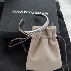 David Yurman 925 Sterling Silver Cuff Bracelet

