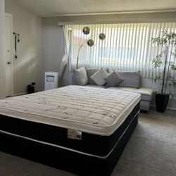 New Bamboo Queen Size Mattress And Box Spring 