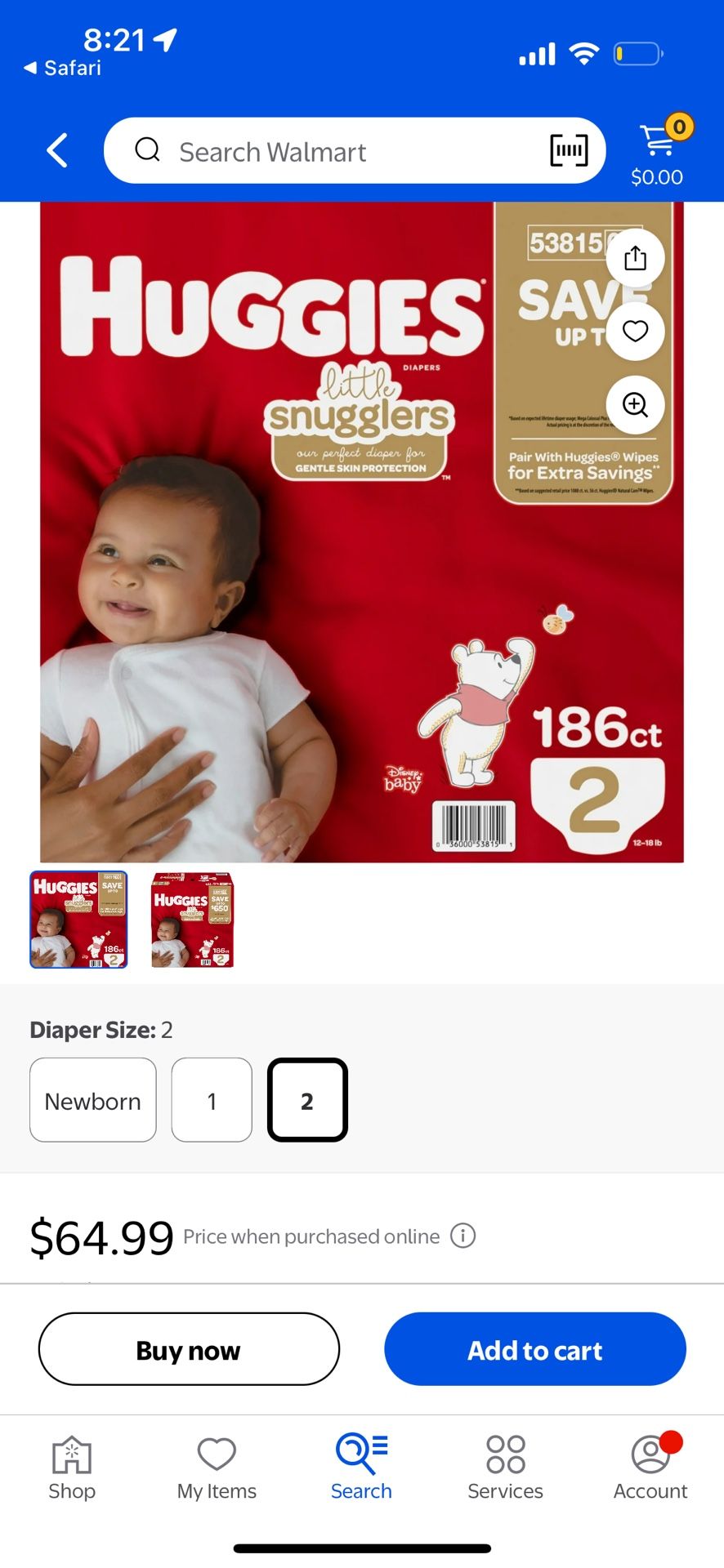 Brand New Size 2 Huggies