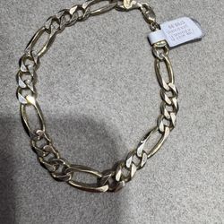 10k Fígaro Solid Bracelet 