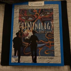 Criminology The Core Seventh Edition 