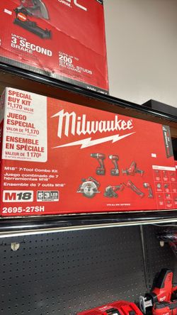 Milwaukee 7pc kit m18