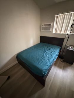Full Bed Frame + Mattress – $150 – Must Go Today