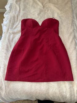 Red mini dress LARGE