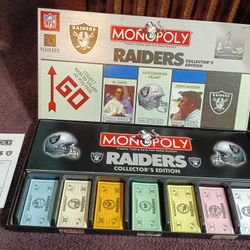 Raiders   Monopoly Special Edition Board Game By Parker Brothers