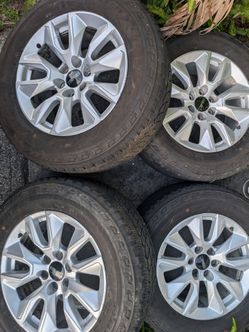 RIMS AND TIRES 20 " SUBURBAN AVALANCHE SILVERADO