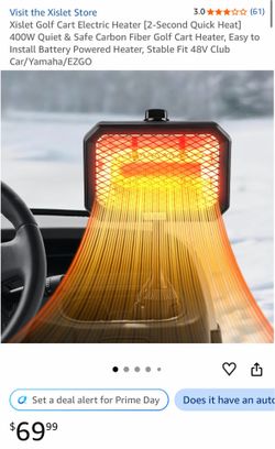 Xislet Golf Cart Electric Heater