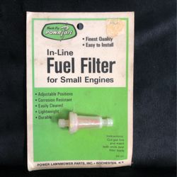 Fuel Filter In Line For Small Engines
