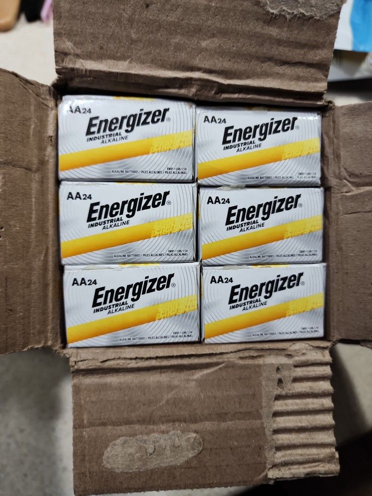Energizer Industrial Alkaline AA batteries