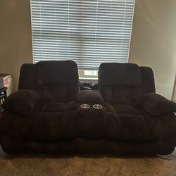 Couch And Recliners / 2 Tables