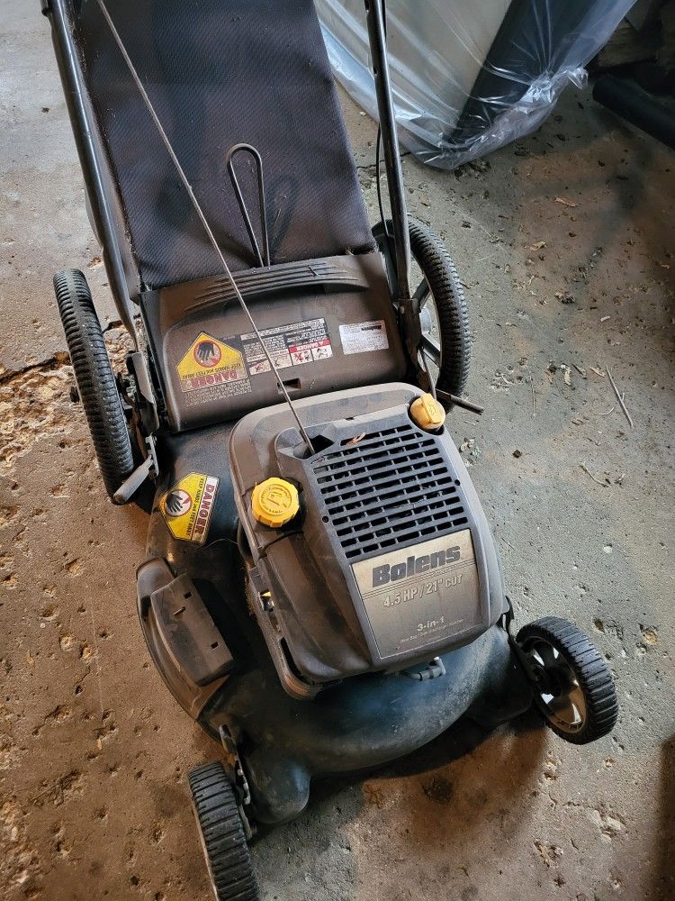 Lawn Mower Gas Bolens 21" 4.5HP