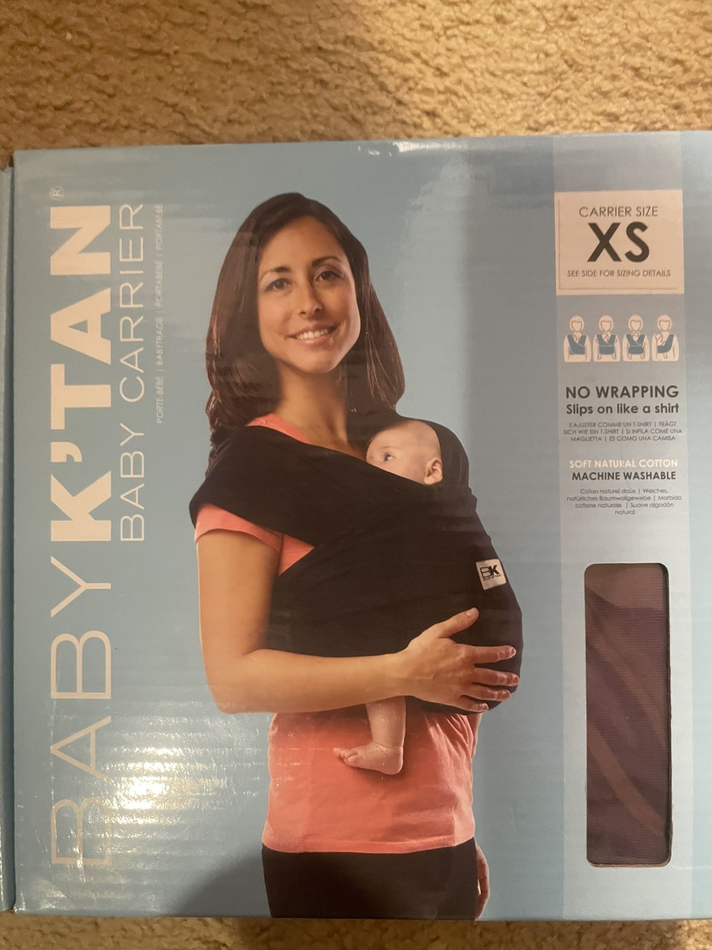 Baby K tan Carrier