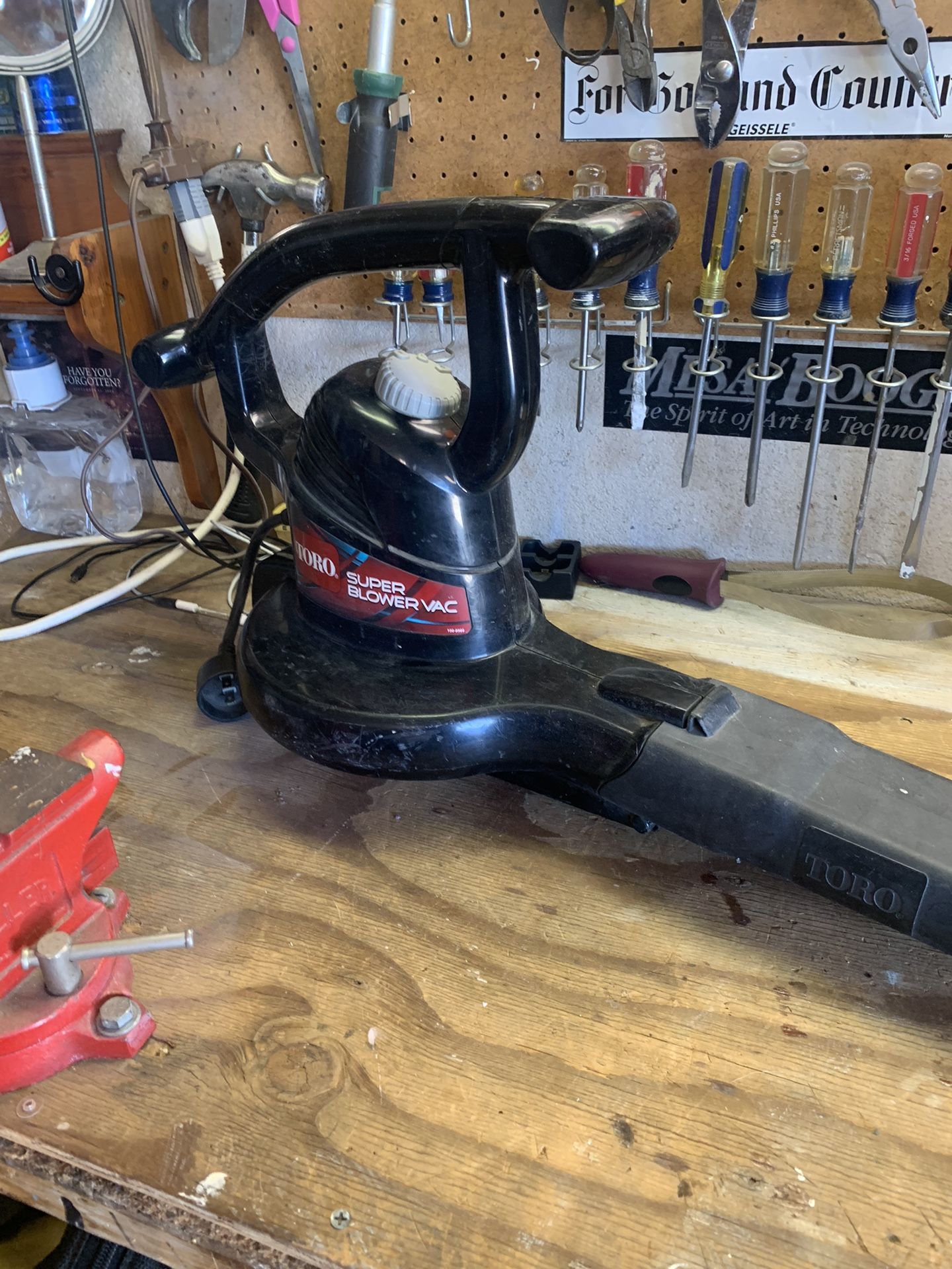 Toro Leaf Blower/Vacuum With Accessories